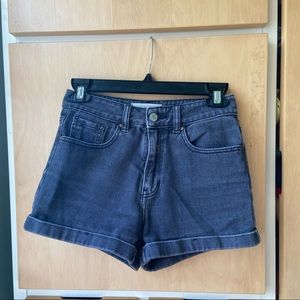Faded Black Pacsun Mom Shorts